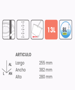 Cubo fregona tatay con ruedas