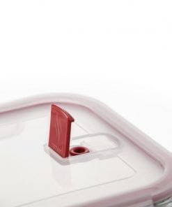 Tapers de Cristal COOK&EAT Rojo salida de vapor Microondas