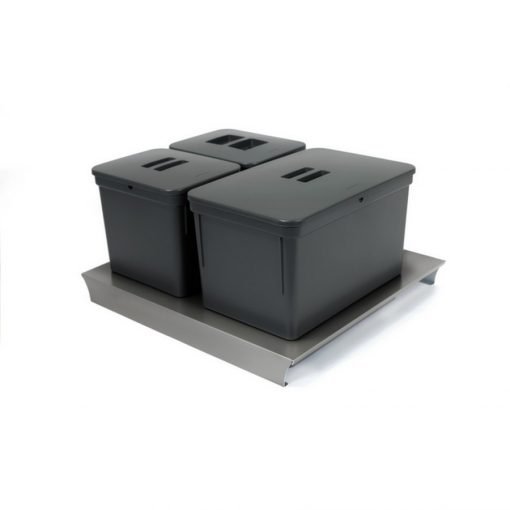 Cubo Reciclaje extraíble Para Cajones 4 cubetas serie 5