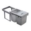 Cubo basura Extraíble 32 L Ekko Easy Gris