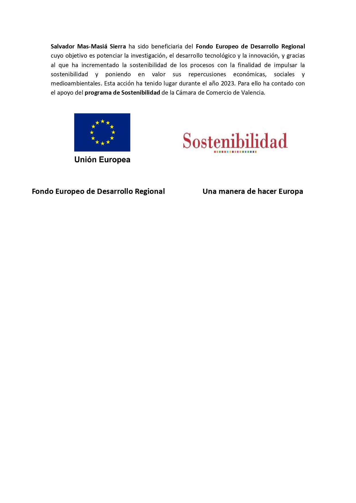Texto Fondos Europeos Web Programa Sostenibilidad