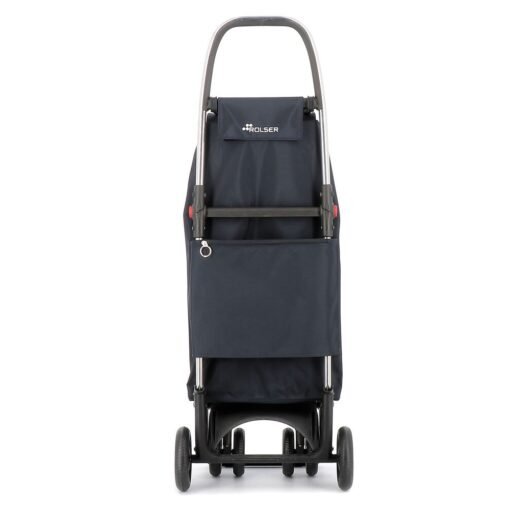 Carro de Compra plegable Gris Marengo Ruedas 2 Giratorias Rolser I-Max MF 4