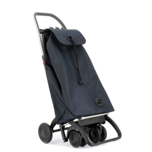 Carro de Compra plegable Gris Marengo Ruedas 2 Giratorias Rolser I-Max MF 4