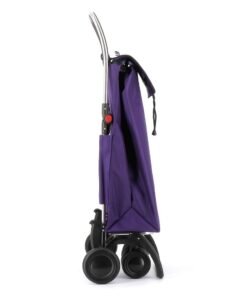 Carro de Compra plegable Morado Ruedas 2 Giratorias Rolser I-Max MF 4