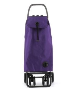 Carro de Compra plegable Morado Ruedas 2 Giratorias Rolser I-Max MF 4