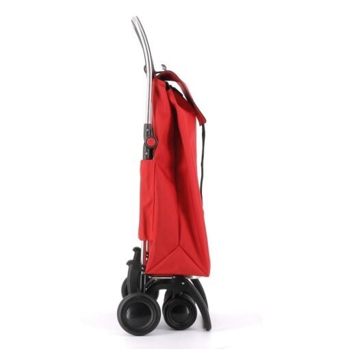 Carro de Compra plegable Rojo Ruedas 2 Giratorias Rolser I-Max MF 4