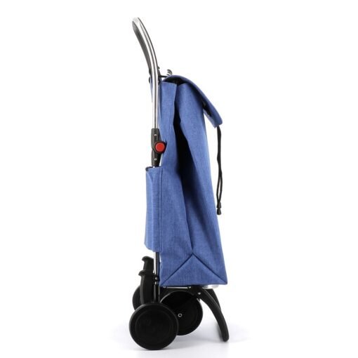 Carro de Compra plegable Azul Rolser I-Max Tweed 4 Ruedas