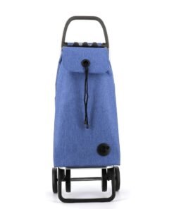 Carro de Compra plegable Azul Rolser I-Max Tweed 4 Ruedas