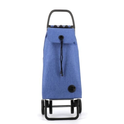 Carro de Compra plegable Azul Rolser I-Max Tweed 4 Ruedas