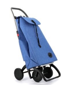 Carro de Compra plegable Azul Rolser I-Max Tweed 4 Ruedas