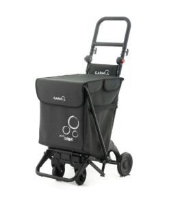 Carro de Compra Negro Plegable Jasp Garmol Mini Jumbo