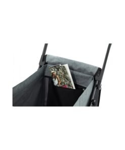 Carro de Compra Negro Plegable Travel Garmol Jumbo bolsillo