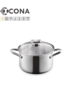 Olla acero inox con tapadera Ø20 cm ICONA - Metaltex