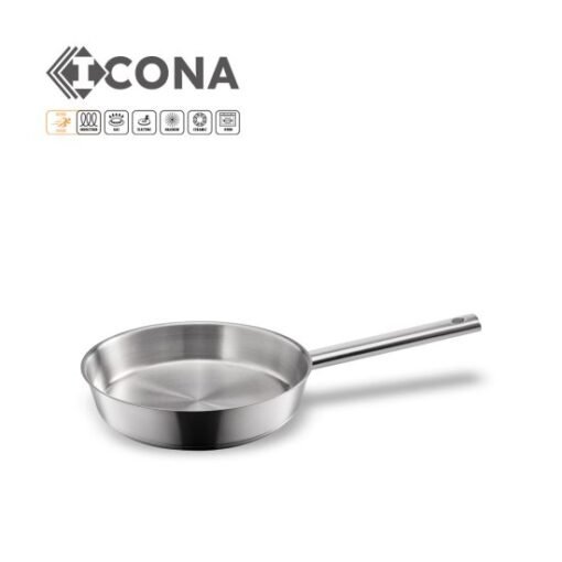 Sartén acero inox Ø20 cm ICONA - Metaltex