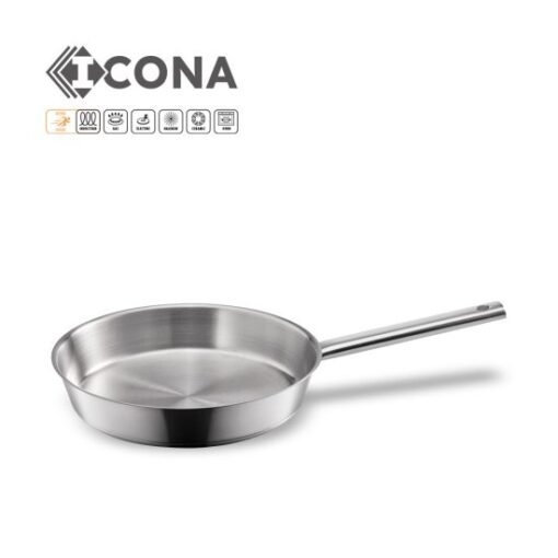 Sartén acero inox Ø24 cm ICONA - Metaltex