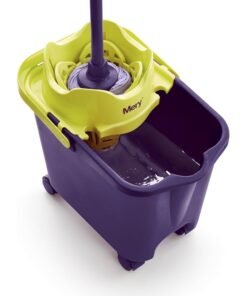 Cubo fregona automático Mery morado escurrefácil 2