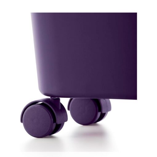 Cubo fregona automático Mery morado escurrefácil 4