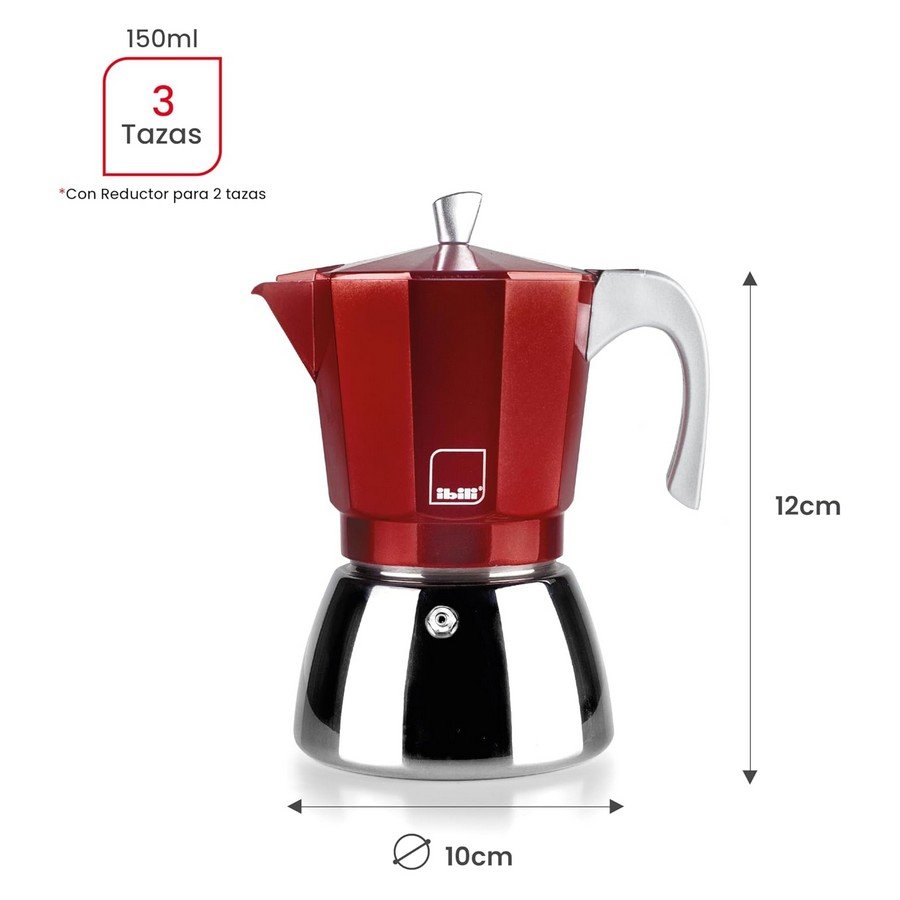 Cafetera Italiana Elba Ibili 3 tazas