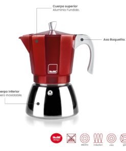 Cafetera Elba Ibili roja