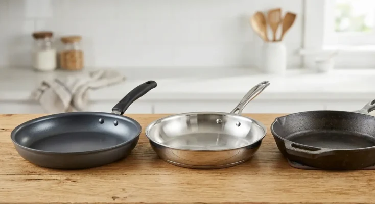 tipos de sartenes según el material