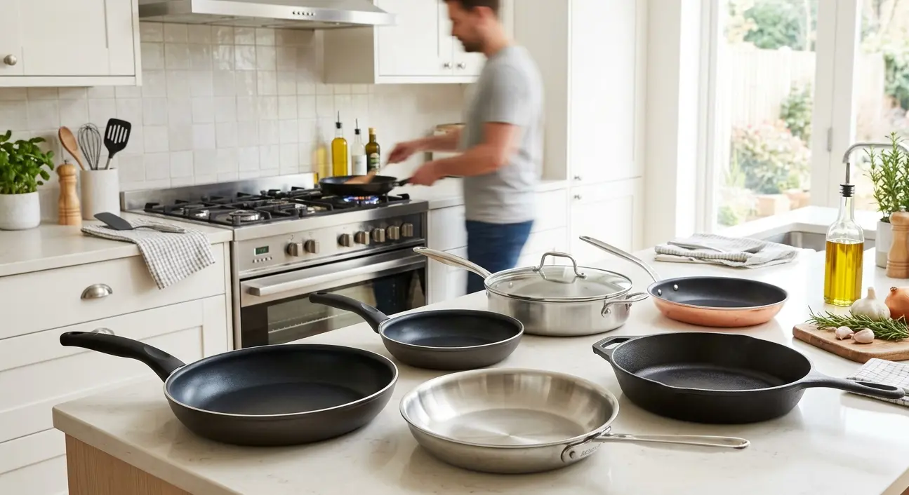 cómo elegir la mejor sartén según el tipo de cocina