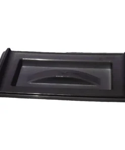 TAPA CUBETAS RECTANGULAR ALTA 12 y 15L. NEGRA