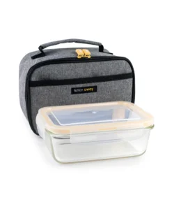 Porta-alimentos lite gris + táper