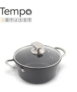 Olla aluminio forjado con tapadera  Ø20 cm TEMPO