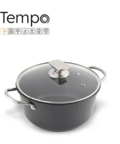 Olla aluminio forjado con tapadera Ø24 cm TEMPO