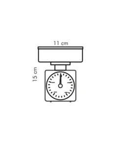 Alternative view of Balanza cocina 0,5kg accura