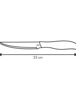 Alternative view of Juego de 6 cuchillos chuleteros 12cm sonic