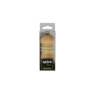 Molinillo pimienta madera 10 cm - Imagen 3