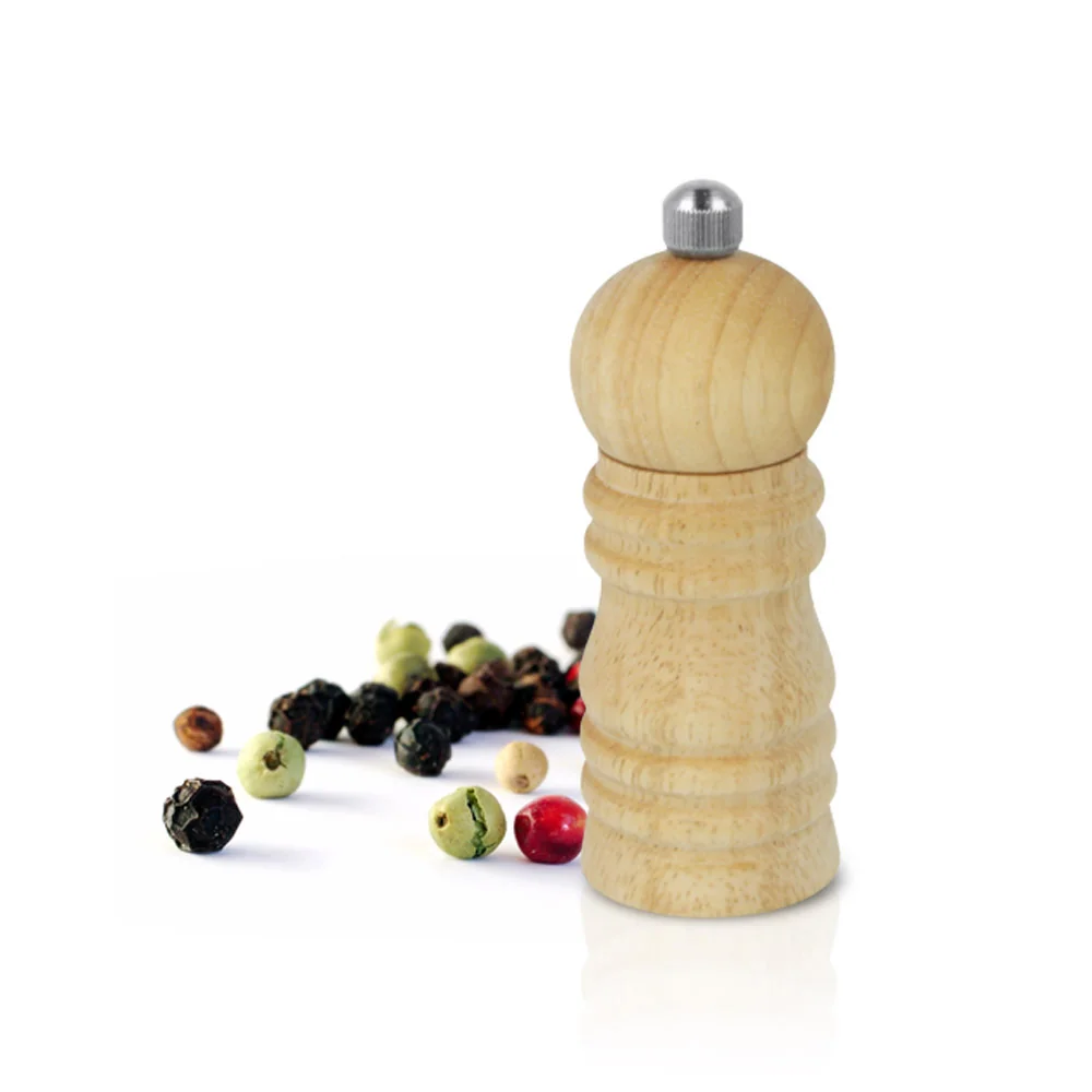 Molinillo pimienta madera 10 cm - Imagen 4