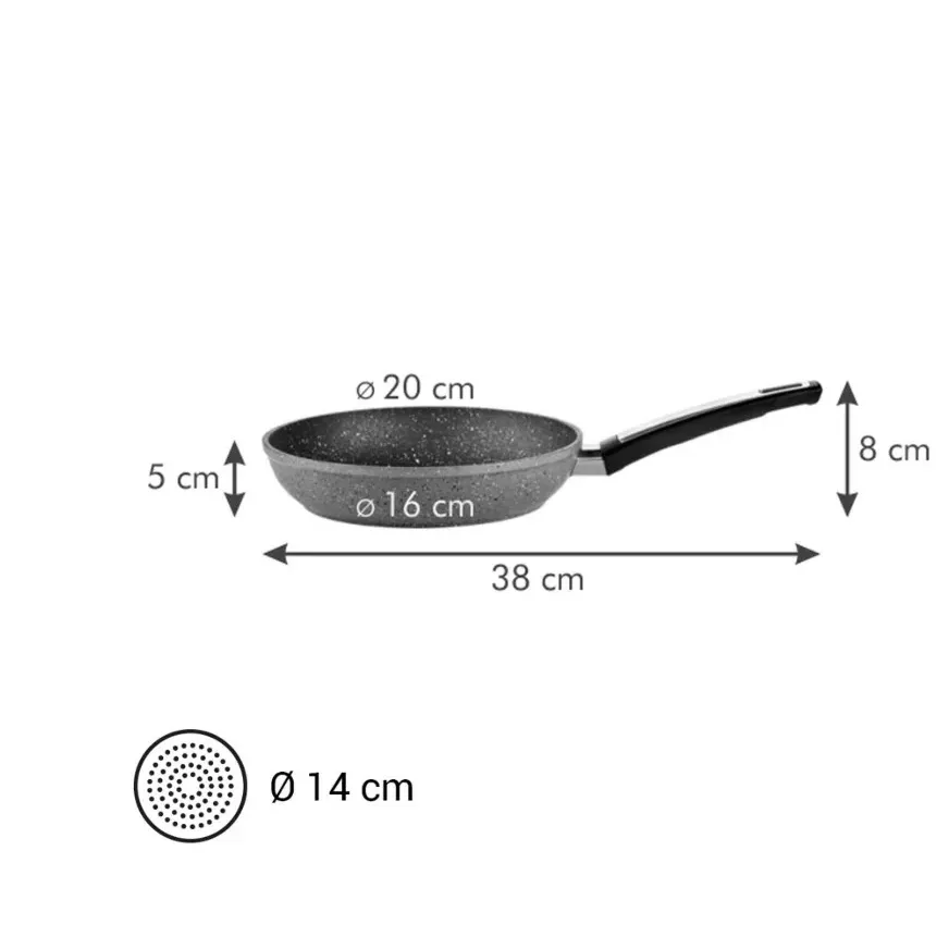 Sarten 20 cm i-premium stone - Imagen 2